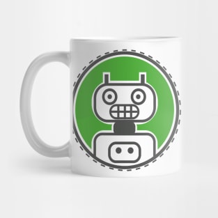 Cute cartoon robot logo Mug